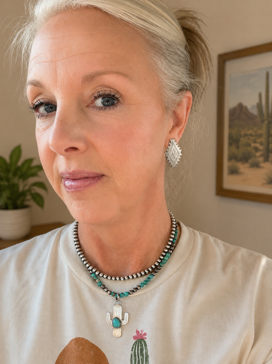 Desert Cactus Earrings