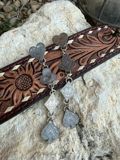 Sterling Silver High Roller Dangle Earring