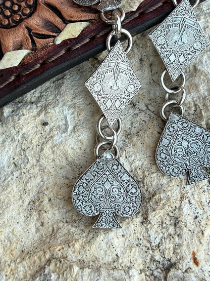 Sterling Silver High Roller Dangle Earring