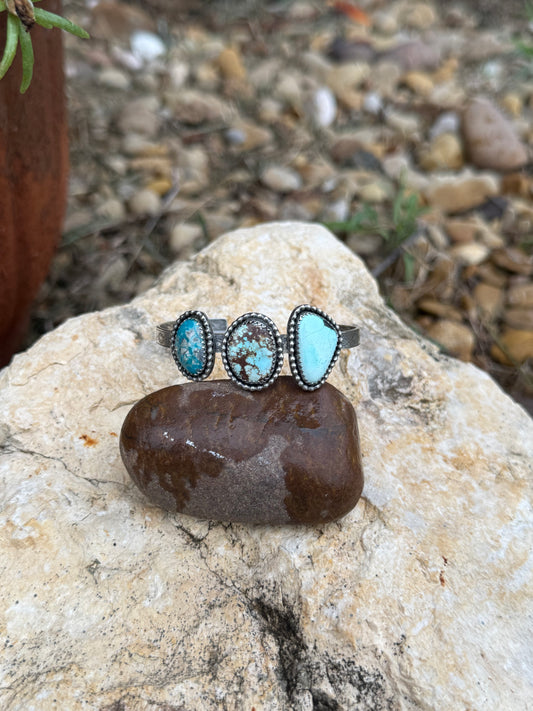 Golden Hills Turquoise Sterling Silver Cuff Bracelet