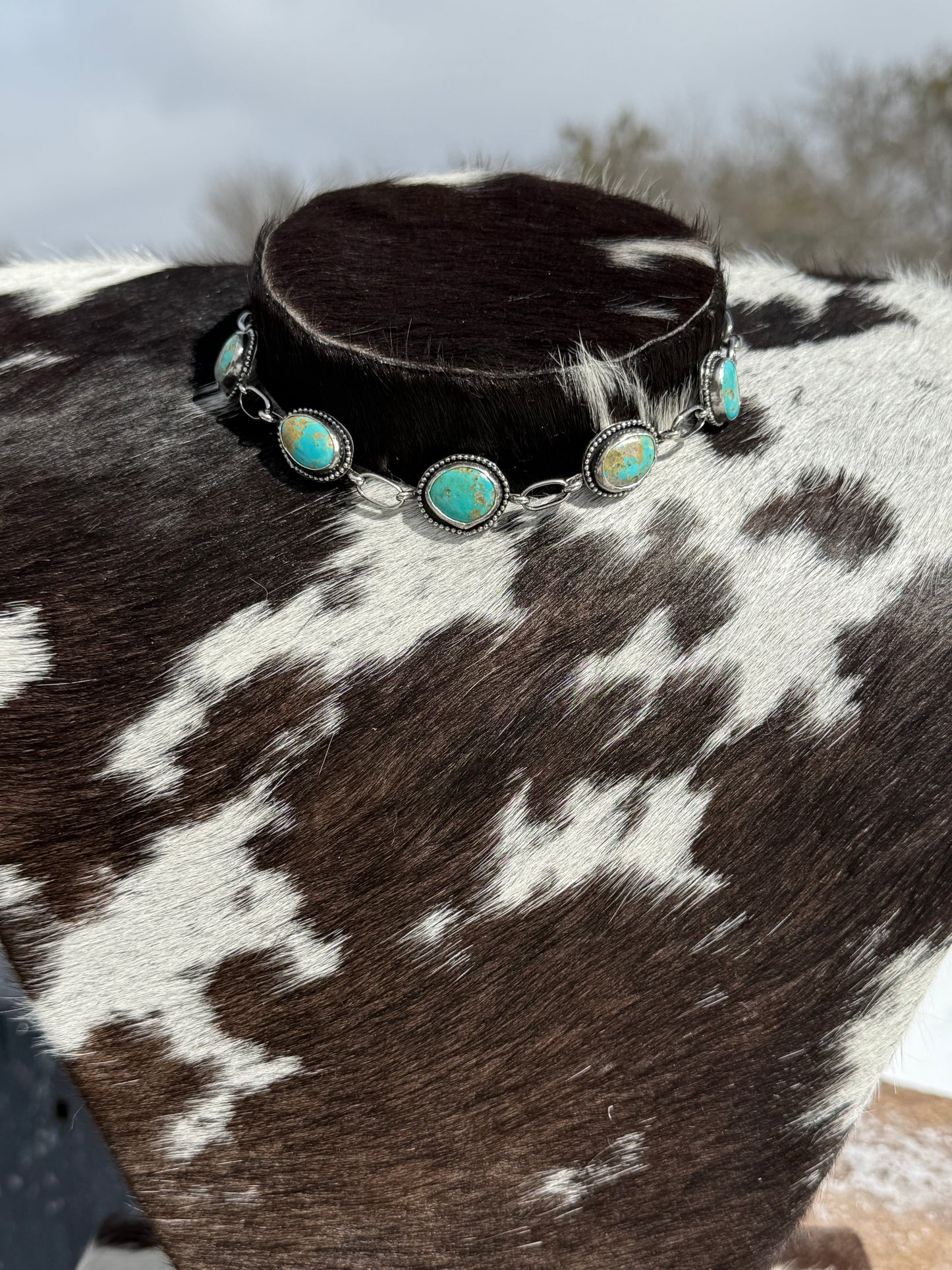 Royston Turquoise Sterling Silver Choker